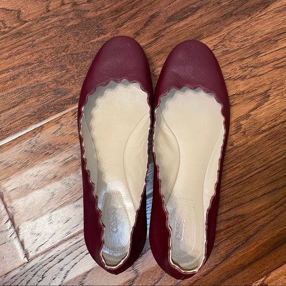 Chloe ‘Lauren’ ballerinas in Bordeaux - Picture 2 of 8